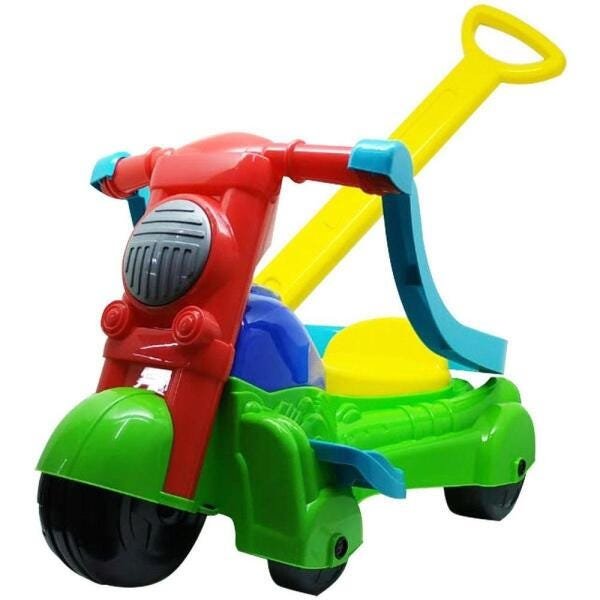 Motoca Menino Triciclo Infantil C/ Empurrador Totokinha - R$ 239,99