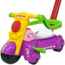 MOTO MOTINHA CARRINHO ANDADOR INFANTIL EMPURRADOR MOTOCA DE PASSEIO BABY RIDER ROSA MENINAS - 1