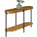 Ver imagem 3 de Kit Aparador Para Sala Estar Industrial com Mesa Centro Caramelo Nord L05 Nature Preto - Lyam Decor