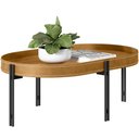 Ver imagem 4 de Kit Aparador Para Sala Estar Industrial com Mesa Centro Caramelo Nord L05 Nature Preto - Lyam Decor