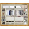 Guarda Roupa Casal 100% MDF Móveis Europa Creta 2 Portas de Correr Com Espelho - 5