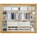 Ver imagem 5 de Guarda Roupa Casal 100% MDF Móveis Europa Creta 2 Portas de Correr Com Espelho