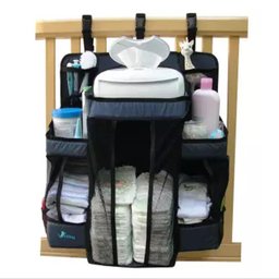 ORGANIZADOR de FRALDAS COMODA Portátil para BERÇO e TROCADOR BEBE PORTA FRALDA - 1