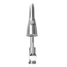 Torneira de Cozinha Gourmet Monocomando com Extensor Ducha Luxo - Aço Escovado - 3