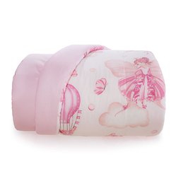 Cobre Leito Infantil Karsten 2 Peças Percal 180 Fios 100% Algodão - Segredo das Fadas - 4