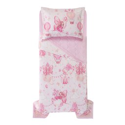 Cobre Leito Infantil Karsten 2 Peças Percal 180 Fios 100% Algodão - Segredo das Fadas - 3