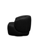 Ver imagem 4 de Poltrona Decorativa Verona Sala de Estar Base Giratória em Aço Couro Preto G88 - Gran Belo