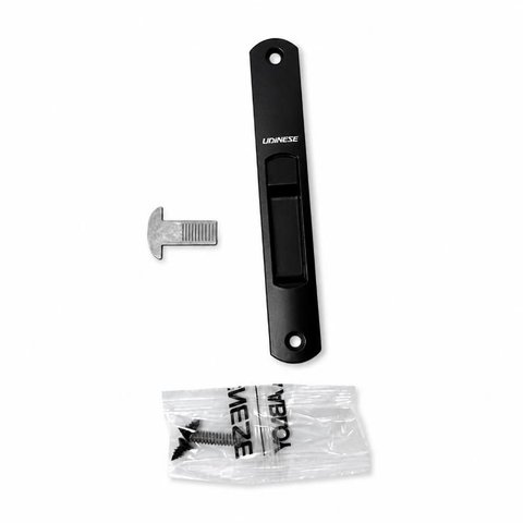 1 Kit c/ Fecho Concha 2011/a Slide + TRA009 Lingueta Inox Suprema Udinese Preto