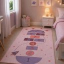 Ver imagem 1 de Tapete Infantil Kids Lúdico Menina 1.00 x 1.50 Art Rose - Shd