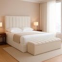 Ver imagem 7 de Recamier Calcadeira Bau 160 Cm Dalia Linho Champagne Artte Champagne