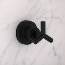 Ver imagem 2 de Acabamento para Registro Banheiro Chveiro Preto Fosco Trizeta Padrão Fabrimar 1/2" - 3/4" - 1"