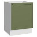 Ver imagem 1 de Balcão Vik 1 Porta MDP 60cm Branco e Verde Madesa