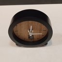 Ver imagem 3 de Relógio Decorativo de MDF Preto 11x11x3cm Parede Mesa Decoração Sala Cozinha