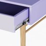 Escrivaninha em Madeira 2 Gavetas 120cm Le Vic Habitatto Home Decor Lilás - 4