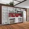 Cozinha Completa Predilleta Clara Modulada 6 Peças 330cm 15 Portas 3 Gavetas com Tampo Branco - 3