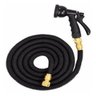 MANGUEIRA MAGICA FLEXIVEL EXPANSIVEL BLACK HORSE COM ENCAIXE DOURADO ESGUICHO PROFISSIONAL CASA JARD - 5