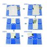 DOBRADOR DE CAMISETAS E ROUPAS DOBRA RAPIDO CAMISA ADULTO MOLDE PARA DOBRAR - 4