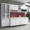 Cozinha Completa Predilleta Clara Modulada 5 Peças 260cm 13 Portas 3 Gavetas com Tampo Branco - 1