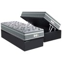 Ver imagem 1 de Cama Box Baú Solteiro: Colchão Molas Probel MasterPocket Ensacadas ProDormir Evolution + Base CRC Su