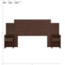 Ver imagem 5 de Cabeceira Casal C/2 Mesas Cabeceira Triunfo - Nanda Decor:cafe Touch
