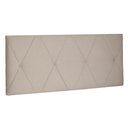 Ver imagem 1 de Cabeceira Painel Estofada Cama Box Casal Queen Aquilla 160cm Suede Bege - Desk Design
