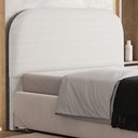 Ver imagem 4 de Cabeceira Cama Box King 195cm Orgânica Lanna W01 Bouclê Cru - Lyam Decor