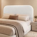Ver imagem 3 de Cabeceira Cama Box King 195cm Orgânica Lanna W01 Bouclê Cru - Lyam Decor