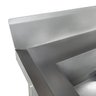 Mesa Pia Aço Inox Industrial com Uma Cuba 50x40x25cm - 70x60x80cm - Brascool - 4
