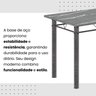 Conjunto de Mesa Tubular 100cm X 60cm Tampo Granito Topázio com 4 Cadeiras Lívia - 11