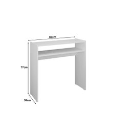 Mesa De Manicure Expositor De Esmaltes Com Prateleira Multifuncional Aparador Salão de Beleza Mark - 5