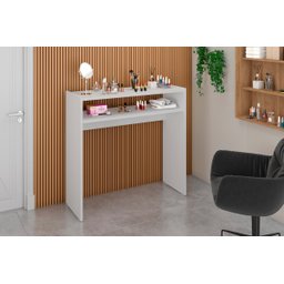 Mesa De Manicure Expositor De Esmaltes Com Prateleira Multifuncional Aparador Salão de Beleza Mark - 1