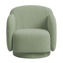 Ver mais imagens de Kit 2 Poltronas Decorativa Avany Giratória Bouclé Verde Claro - Nexta Casa