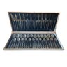Faqueiro de Inox Preto Jogo de Talheres - 48 Peças - 1