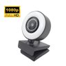 Webcam Usb Full Hd 1080p - com Microfone e Luz Led - 1