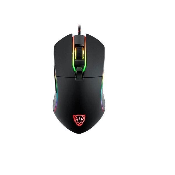 MOUSE GAMER MOTOSPEED V30 PRETO 7000DPI RGB 6 BOTOES