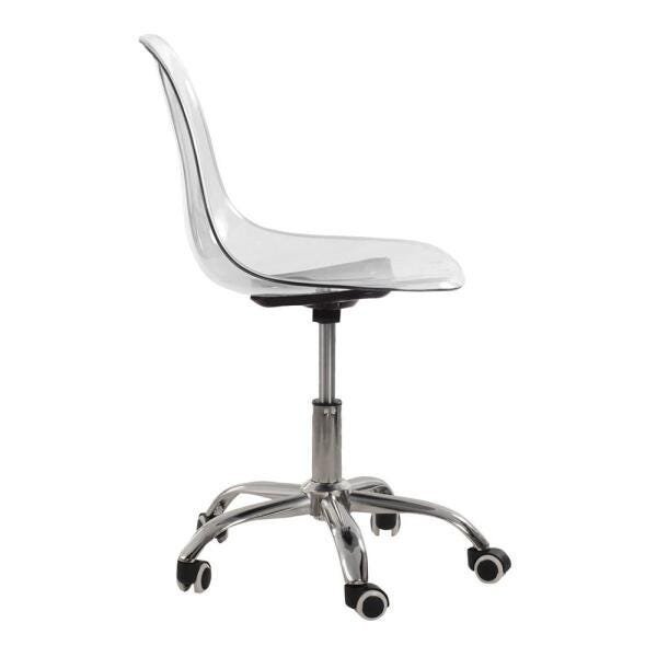 Cadeira com Rodízios Eames Office - Escritório - Incolor PROLAR - 2