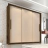 Guarda Roupa 3 Portas 4 Gavetas Panamá Sallêto Cor:cinamomo - 7