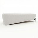 Ver imagem 7 de Puff Recamier Decorativo Orgânico Lavie 140cm Premium Bouclê Off White - Desk Design