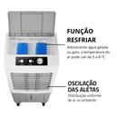 Ver imagem 3 de Combo Climatizador de Ar Frio Portátil Itatiaia 20 Litros 4 em 1 127V - Resfria, Umidifica, Filtra, 