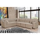 Ver imagem 3 de Sofá Magno 2.37x3.32m de Canto, Retrátil e Reclinável - Bege