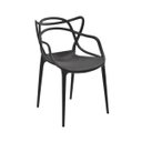 Ver imagem 7 de Kit 4 Cadeiras Polipropileno Allegra La Mobilia: Design para Sala de Jantar e Varanda