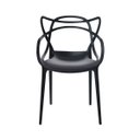 Ver imagem 5 de Kit 4 Cadeiras Polipropileno Allegra La Mobilia: Design para Sala de Jantar e Varanda