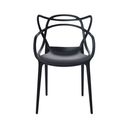 Ver imagem 5 de Kit 4 Cadeiras Polipropileno Allegra La Mobilia: Design para Sala de Jantar e Varanda