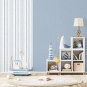 Ver imagem 2 de Papel de Parede Infantil Petit Listras Azul M33311
