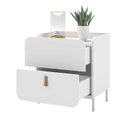 Ver imagem 2 de Mesa de Cabeceira Infantil 2 Gavetas 50cm Curve Brv Móveis