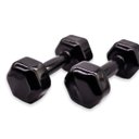 Ver imagem 4 de Dumbbell sextavado emborrachado (Par) 3KG
