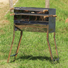 Churrasqueira Espetinho Inox Portatil Modelo Dobravel com 2 Grelhas Inox Tamanho 60x25x90 - 5