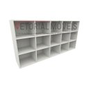 Ver imagem 4 de Balcão Armário Colmeia Horizontal 100%mdf Estante Prateleira