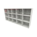 Ver imagem 2 de Balcão Armário Colmeia Horizontal 100%mdf Estante Prateleira