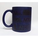 Ver imagem 2 de CANECA DE CERAMICA RESINADA MÁGICA COM GLITTER AZUL (DIA LINDO)